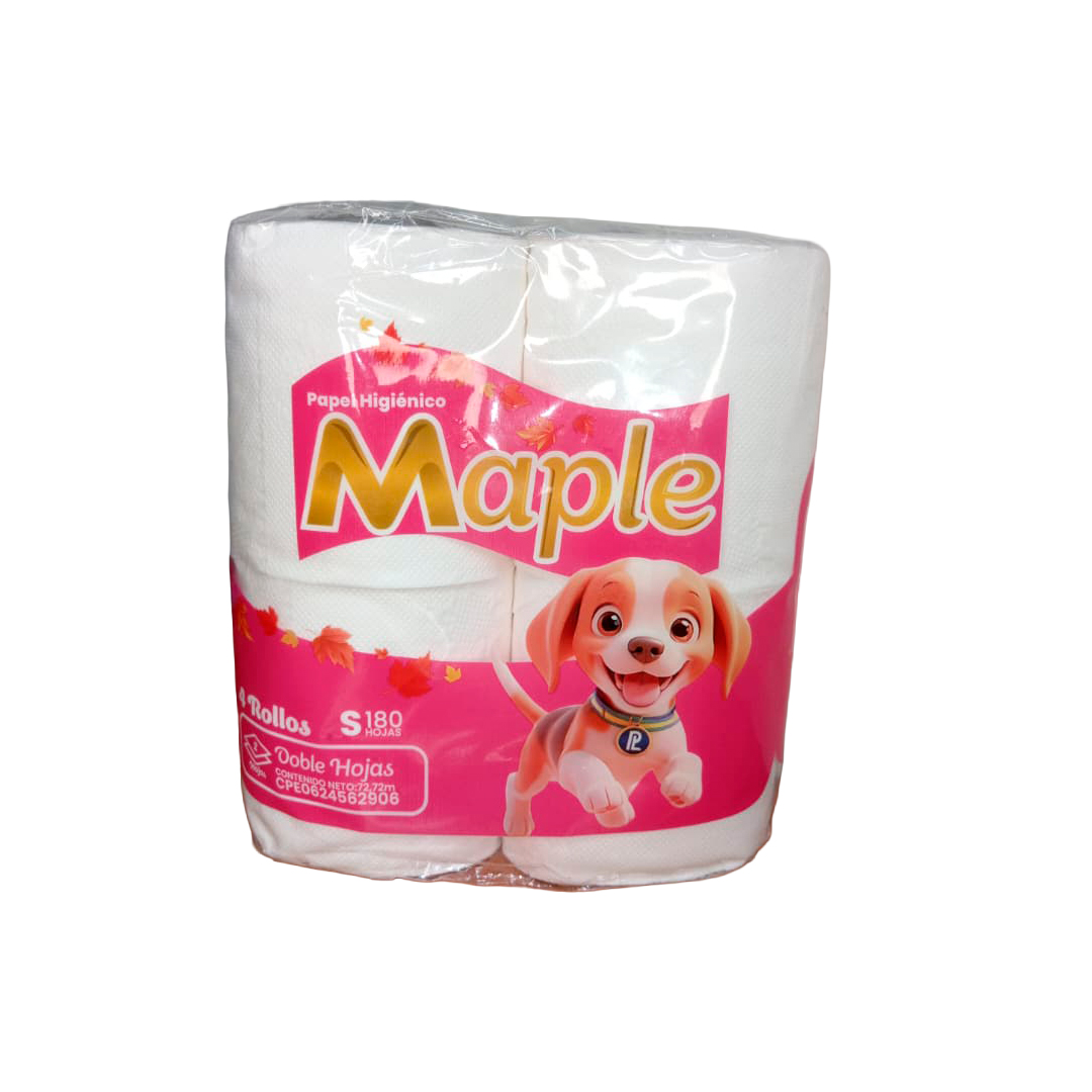 Papel Higiénico XG 600 Hojas Maple 4 Und